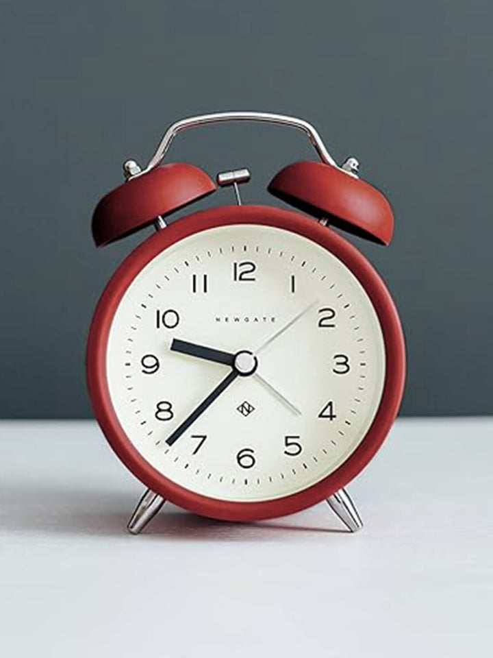 Newgate Charlie Bell Echo Alarm Clock - Red [D] Additional 3