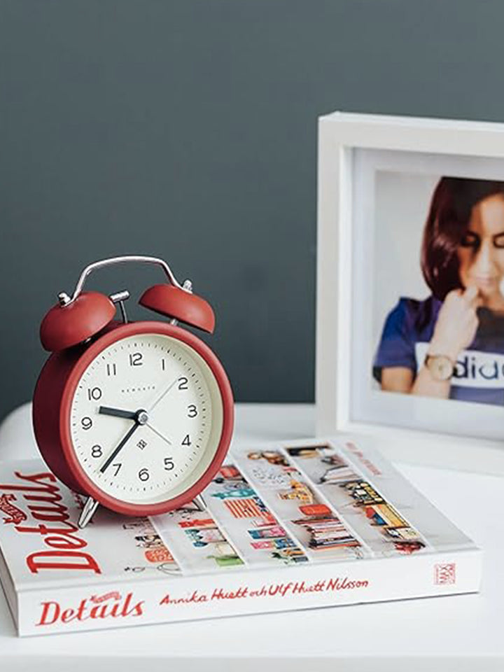 Newgate Charlie Bell Echo Alarm Clock - Red [D] Additional 4