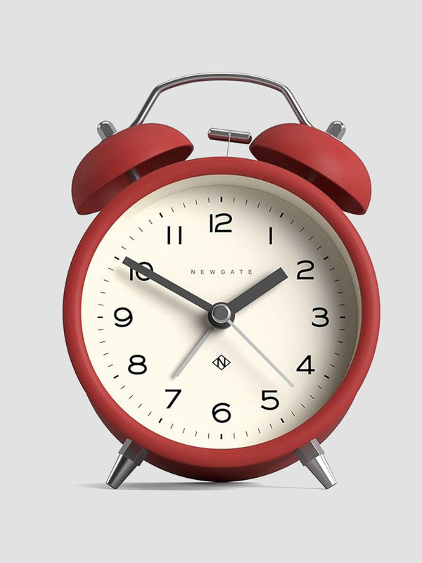Newgate Charlie Bell Echo Alarm Clock - Red [D]