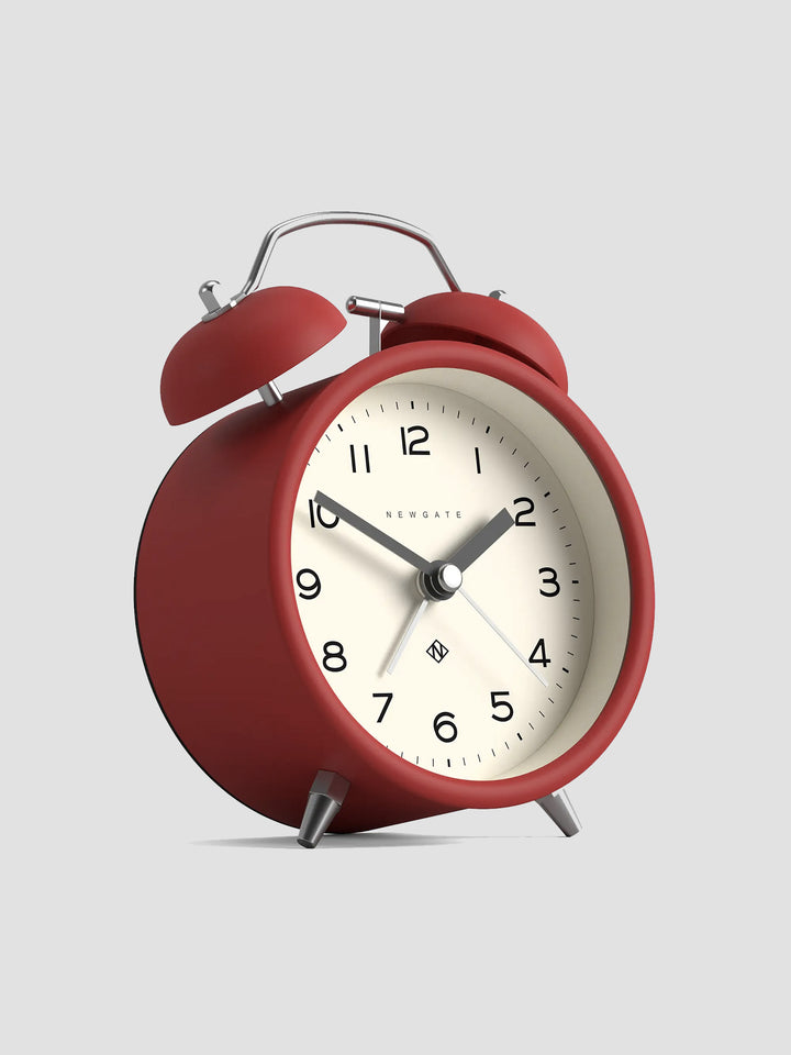 Newgate Charlie Bell Echo Alarm Clock - Red [D] Additional 2
