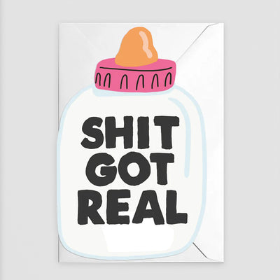 Die Cut Greeting Card - Baby Got Real Sass and Style