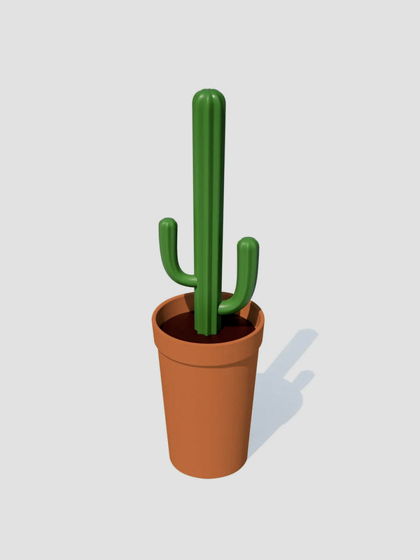 Cactus Toilet Brush and Holder