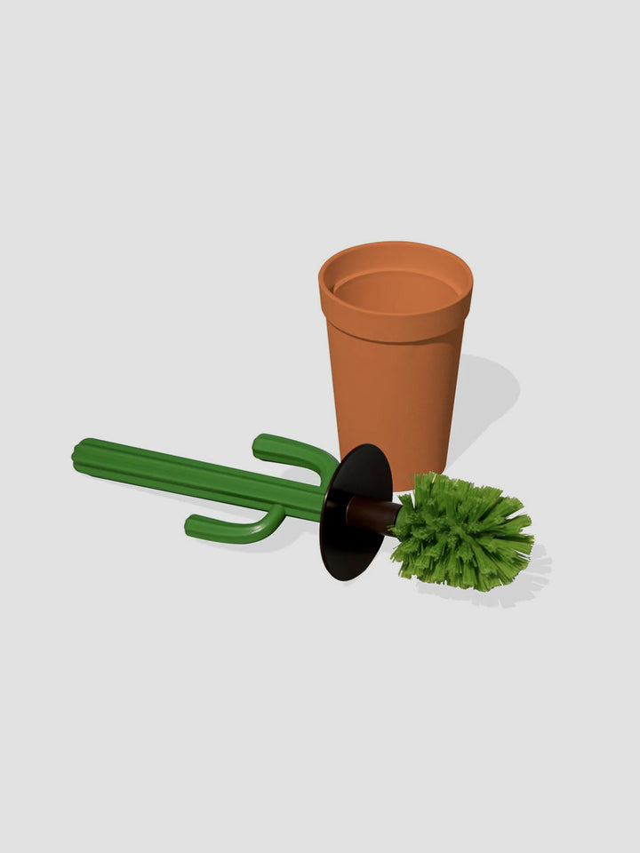 Cactus Toilet Brush and Holder Additional 2