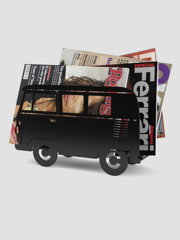 Campervan Magazine Rack - Black Additional 2