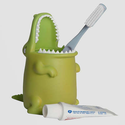 Crocodile Toothbrush Holder - Carlton the Bathroom Buddy