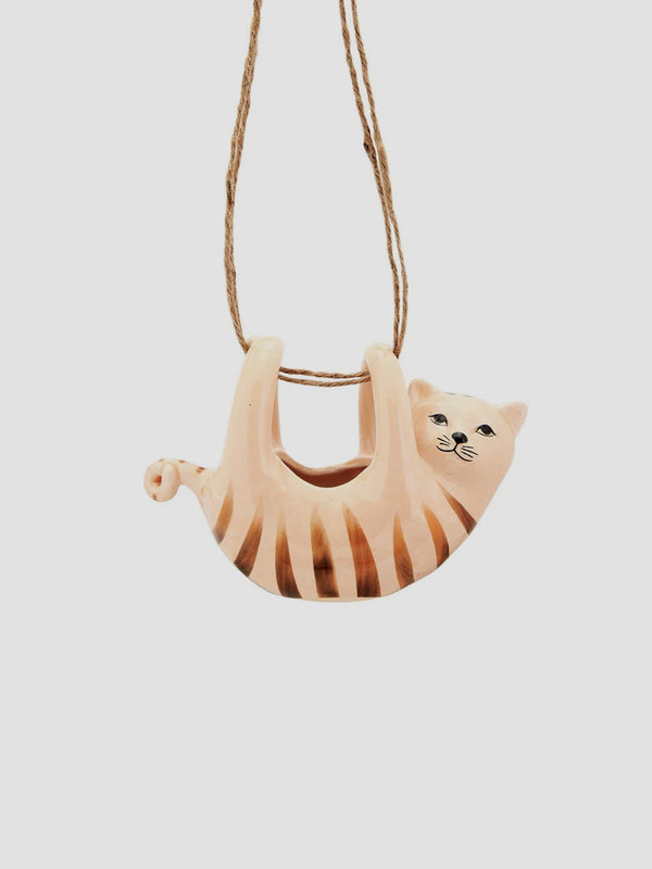 Caroline Cat Hanging Planter [D]