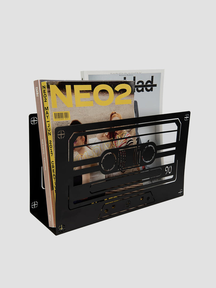 Cassette Magazine Rack - Black Additional 1