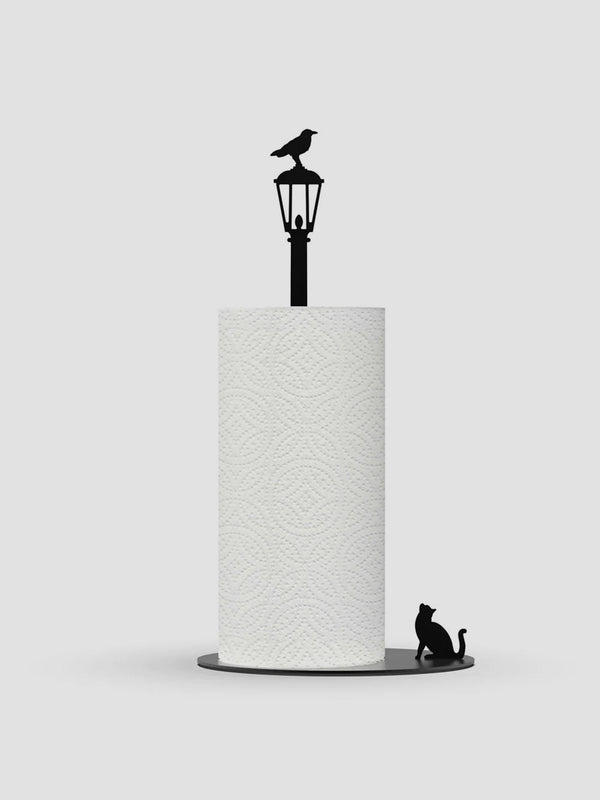 Cat n' Crow Kitchen Roll Holder