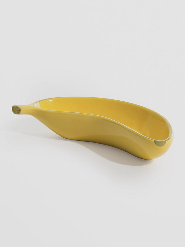 Ceramic Banana Storage Bowl, Quirky Fruit Holder for Kitchens