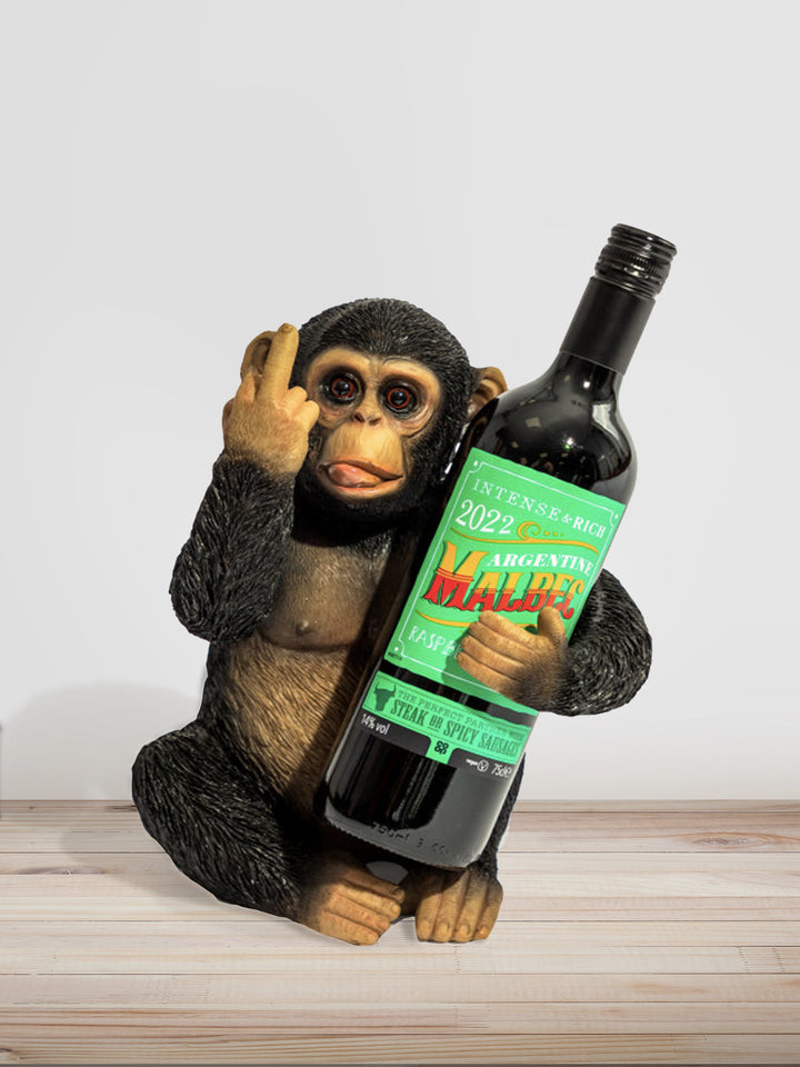 Cheeky Monkey Wine Bottle Holder – Resin Animal Wine Rack Additional 5