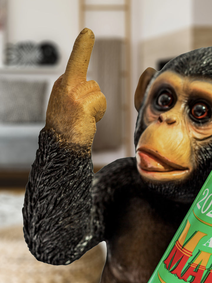 Cheeky Monkey Wine Bottle Holder – Resin Animal Wine Rack Additional 4
