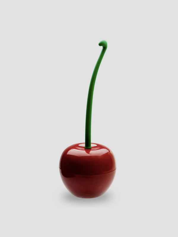 Cherry Toilet Brush and Holder