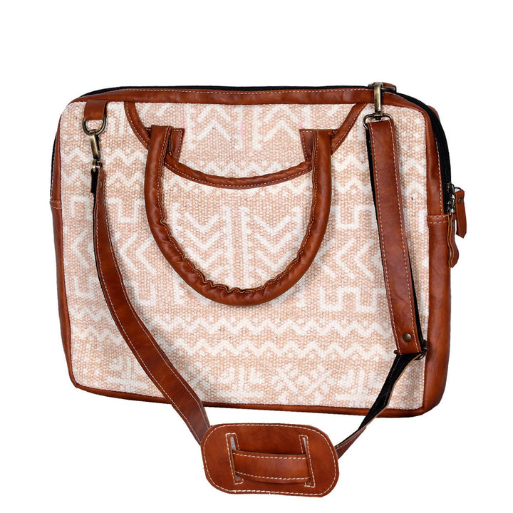 Chevron Coral Laptop Bag Additional 1