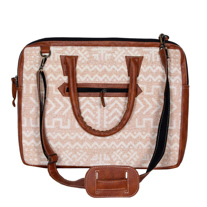 Chevron Coral Laptop Bag Additional 2