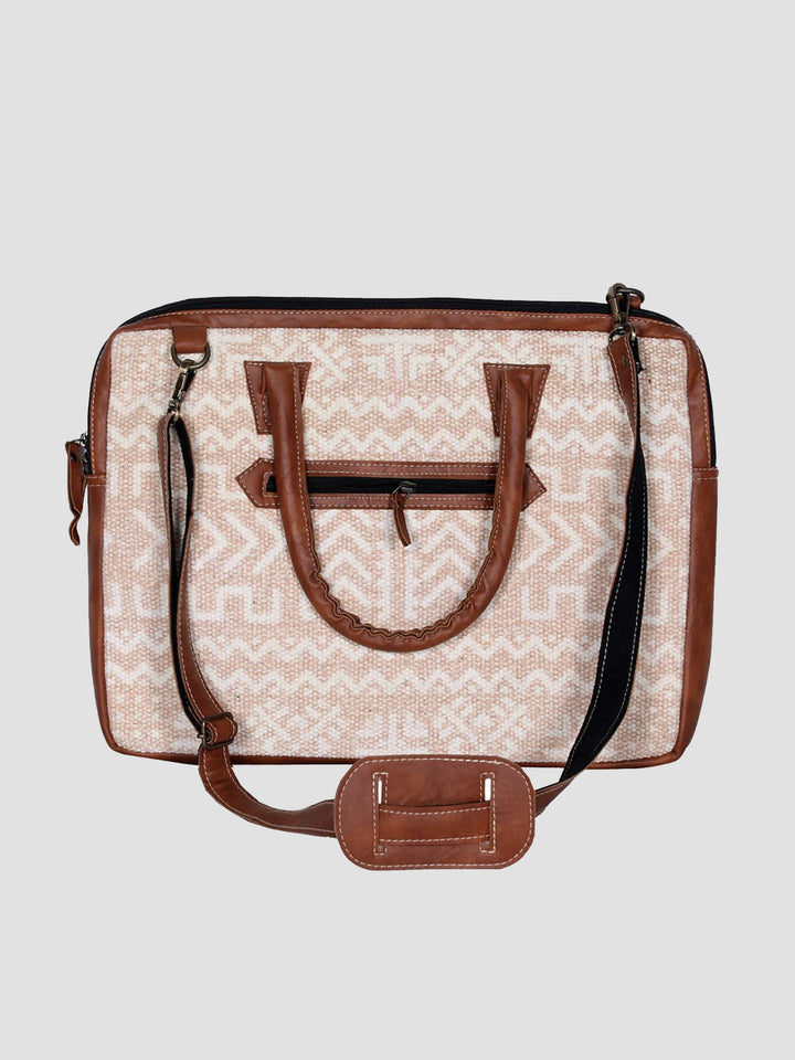 Chevron Coral Laptop Bag Additional 1