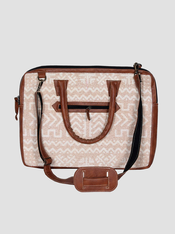 Chevron Coral Laptop Bag