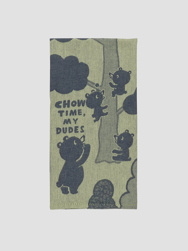 Chow Time My Dudes Tea Towel [D]