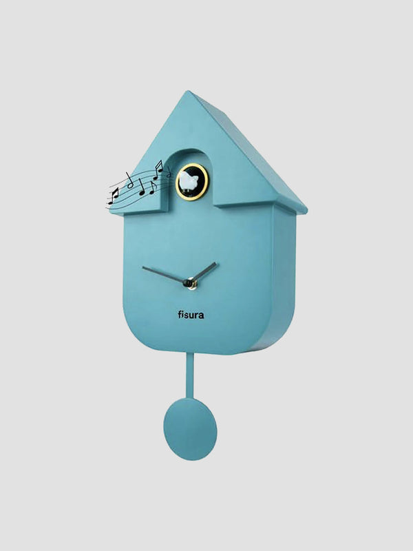 Cuckoo House Clock Blue. A Feathered Friend with Perfect Timing