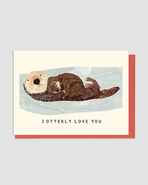 Otterly Love You – Greeting Card