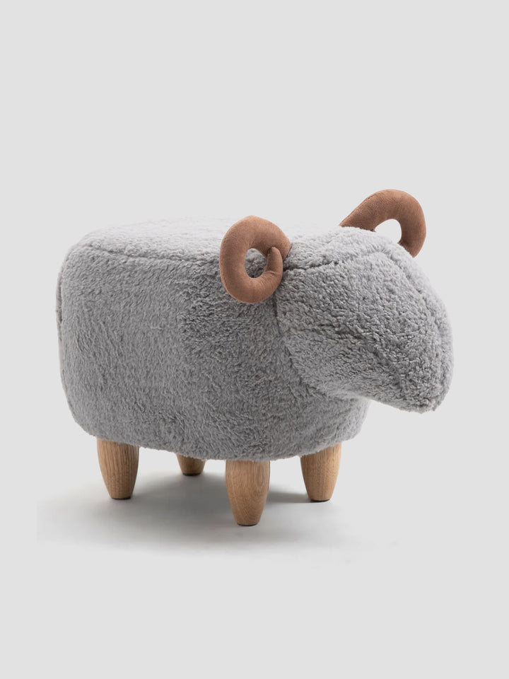Danny the Ram Footstool. Grey, Woolly and Ready to Rumble Additional 1