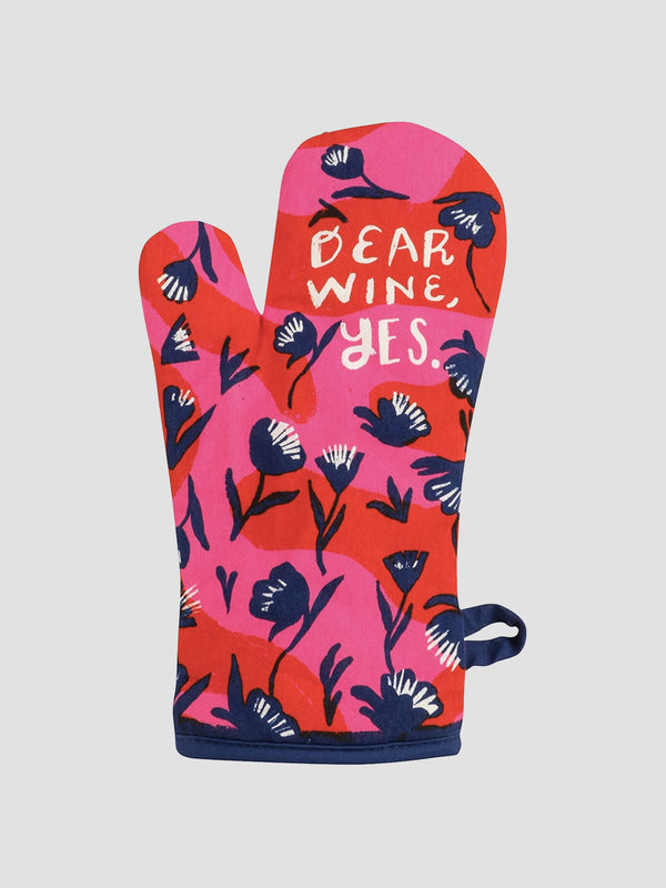 Dear Wine, Yes Oven Glove [D]
