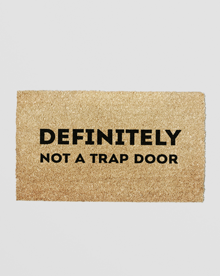 Definitely Not A Trap Door Doormat (60 x 40cm) Additional 1