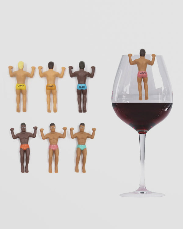 Drinking Gents Glass Markers