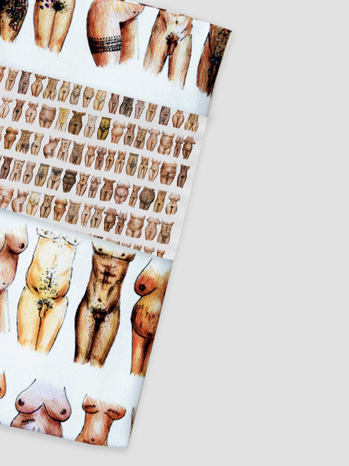Body Positive Tea Towel - Every Body is Beautiful Design Additional 2