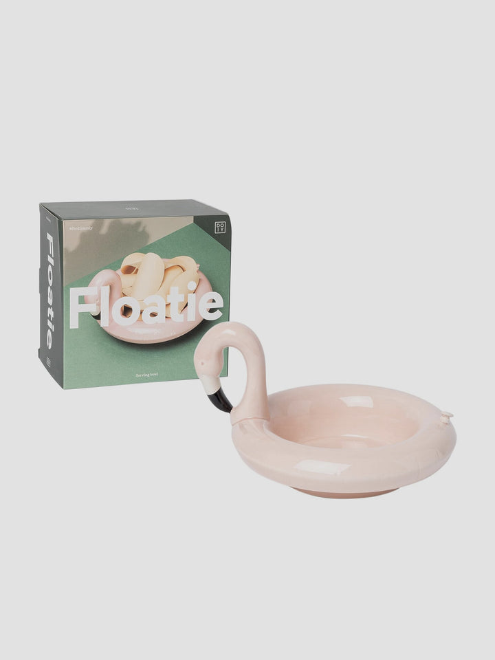 Flamingo Ceramic Bowl - Pool Float Snack Dish by DOIY Additional 2