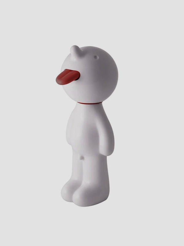 Funny Soap Dispenser - Tongue-Tied Red & White Design