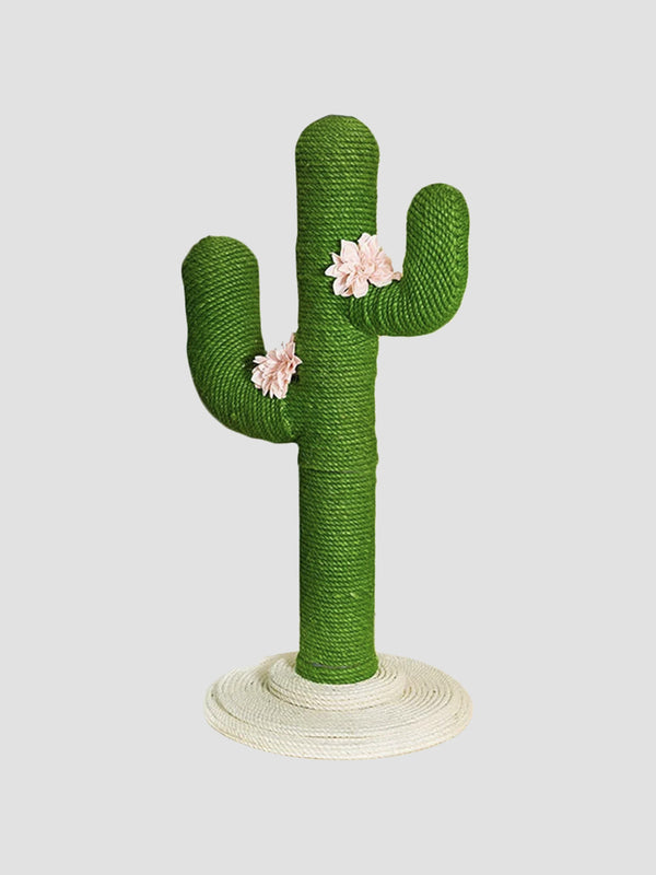 Giant Cactus Cat Scratcher Tree. A Prickly Playground for Paws