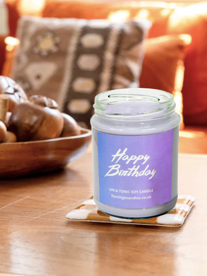 Gin and Tonic Scented Candle - Happy Birthday Gift with a Twist Additional 4