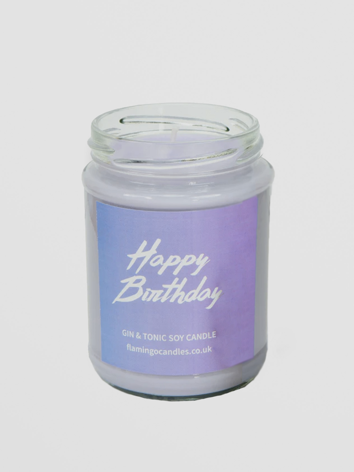 Gin and Tonic Scented Candle - Happy Birthday Gift with a Twist Additional 2
