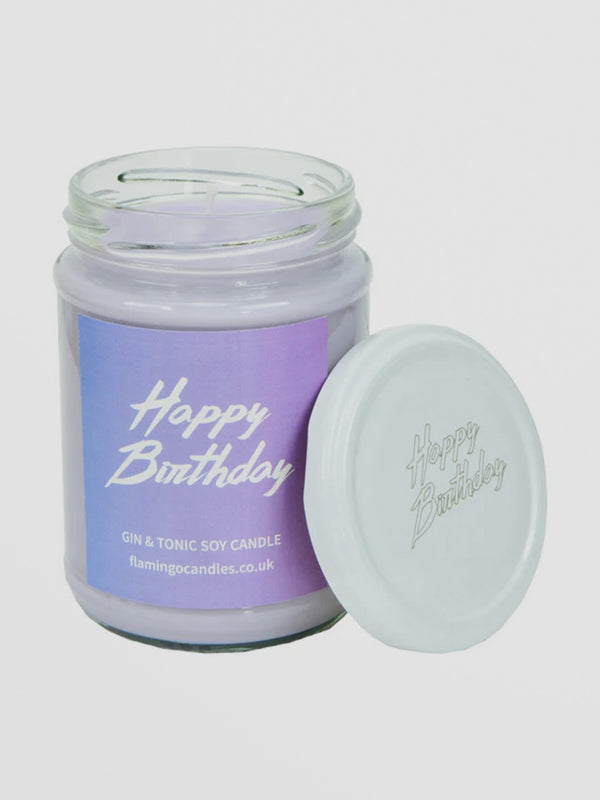 Gin and Tonic Scented Candle - Happy Birthday Gift with a Twist