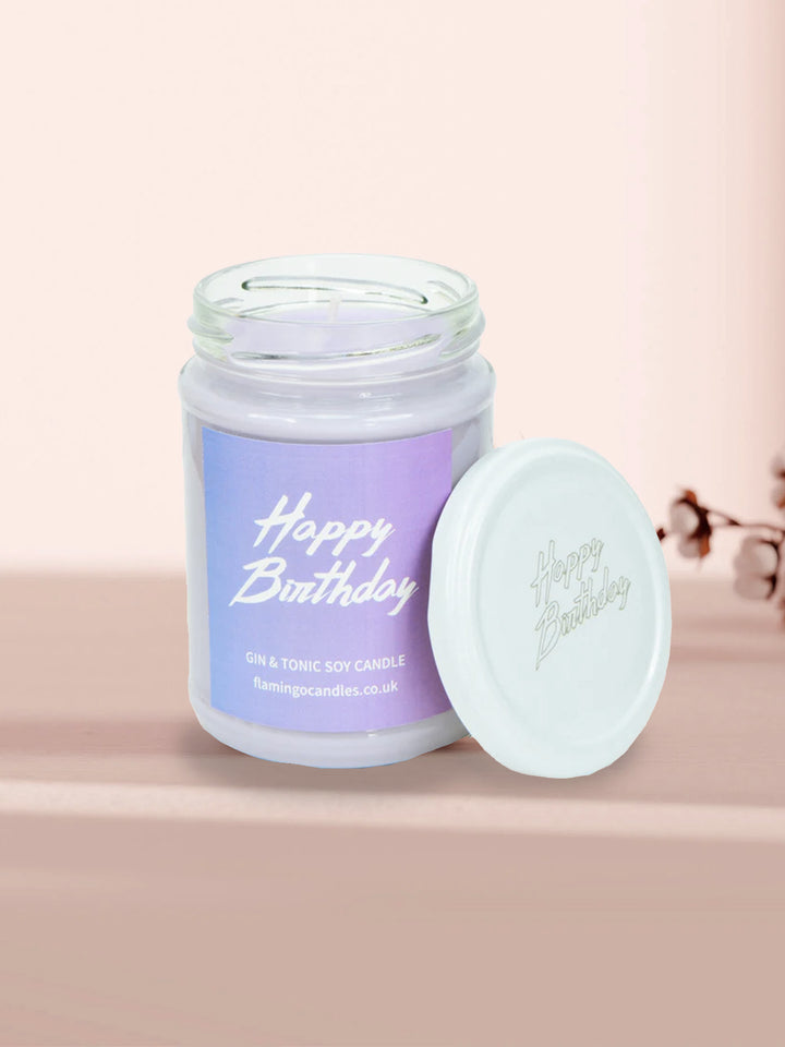 Gin and Tonic Scented Candle - Happy Birthday Gift with a Twist Additional 3
