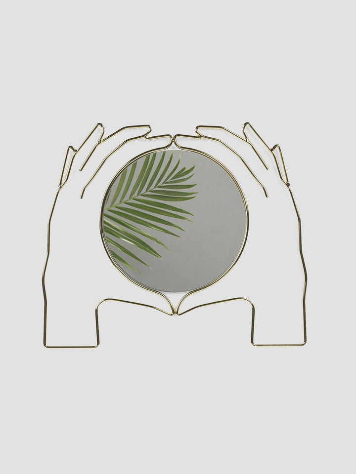 Golden Hands Wall Mirror Additional 2