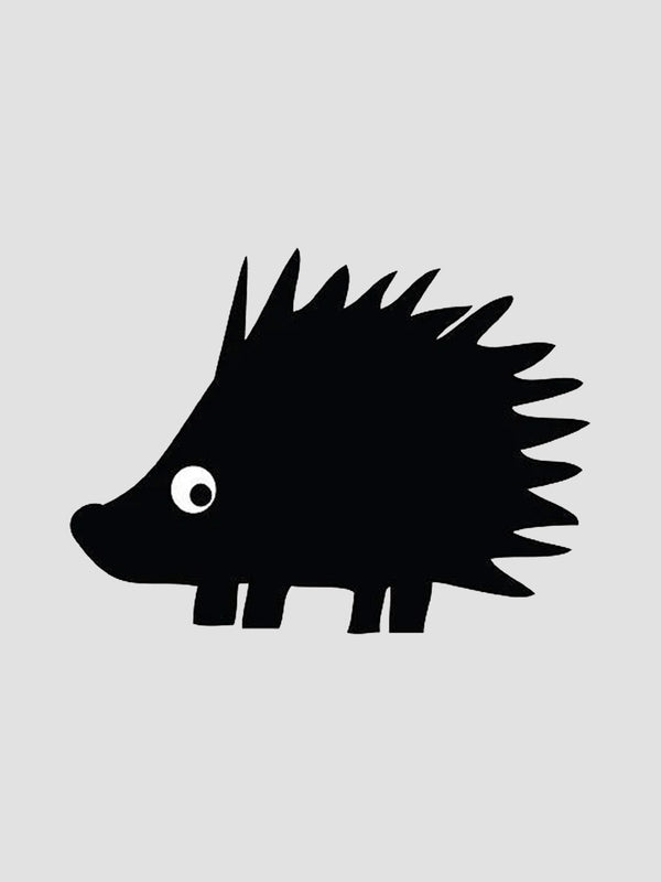 Hedgehog Chalkboard Sticker