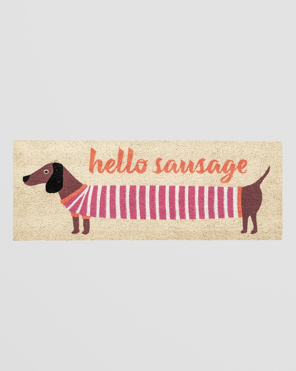 Hello Sausage Doormat