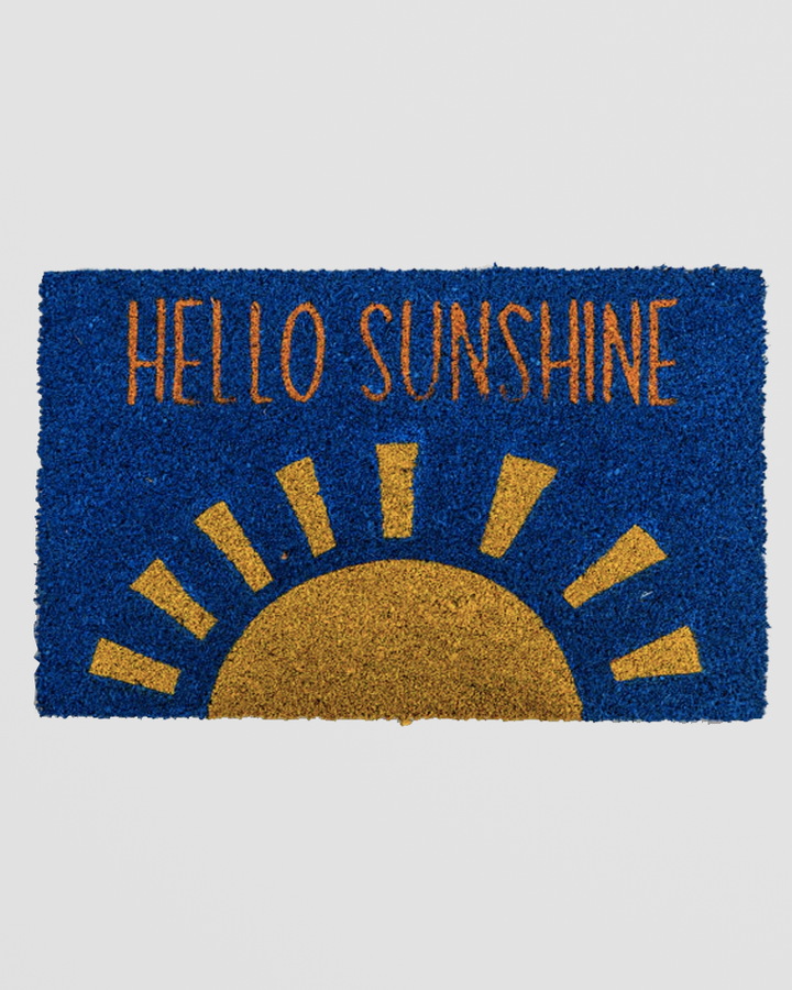 Colourful Doormat - Hello Sunshine Coir Mat for Indoor & Outdoor Use Additional 2
