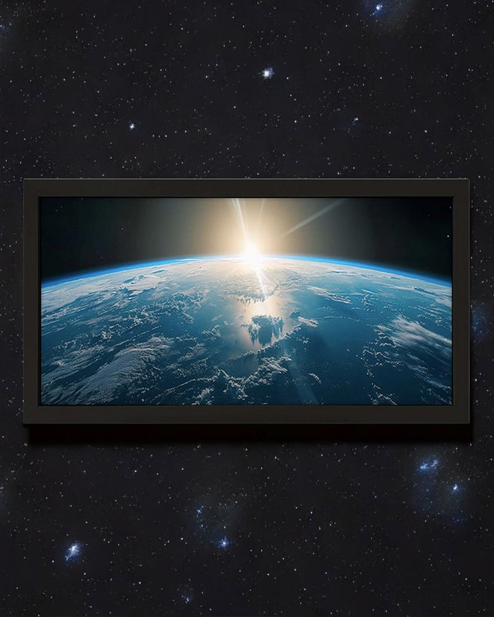 Framed Wall Art Print - Earth from Space, Cosmic Cool for Your Walls Additional 5