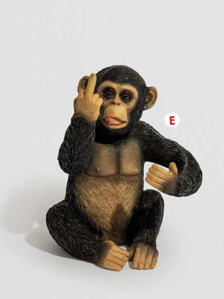 Cheeky Monkey Wine Bottle Holder – Resin Animal Wine Rack Additional 2