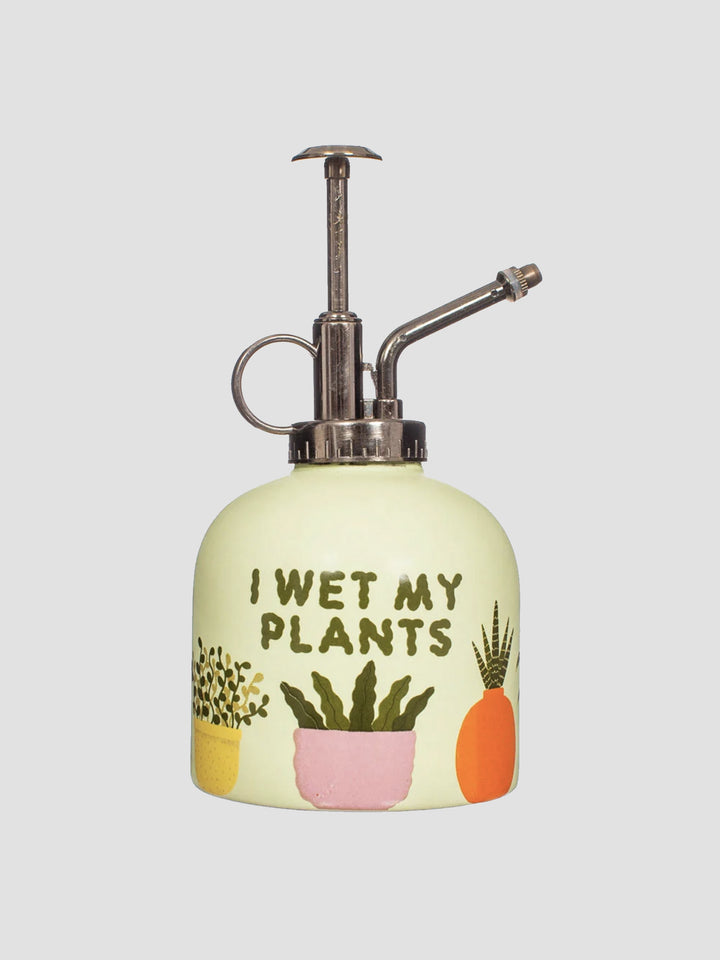I Wet My Plants Mister – Quirky Plant Sprayer in Dolomite Additional 1