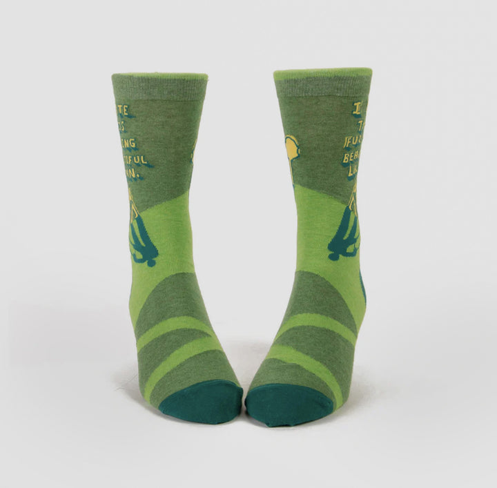 I Hate this Fucking Beautiful Lawn Socks Additional 2