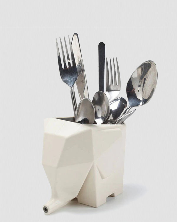 Jumbo Cutlery Drainer - Cream