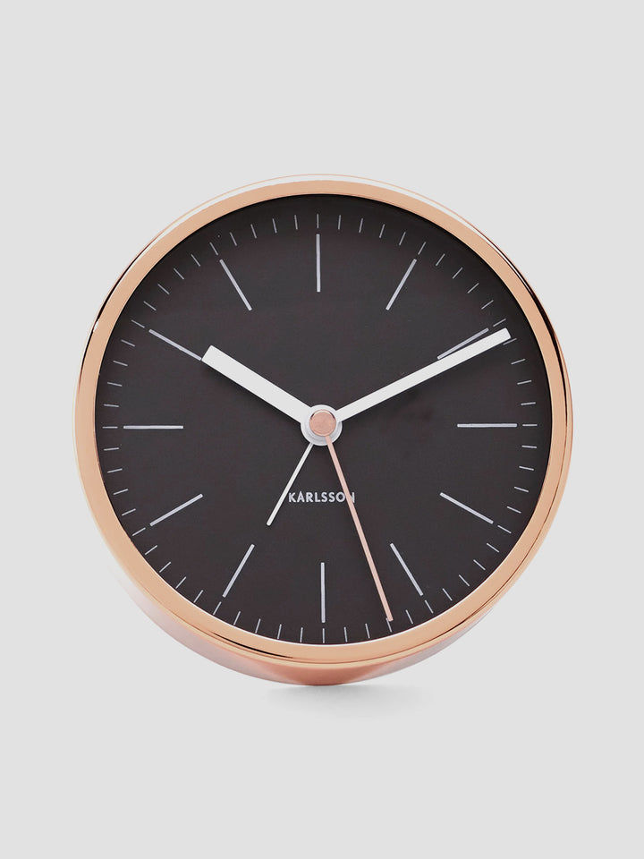 Karlsson Alarm Clock Minimal - Black [D] Additional 1