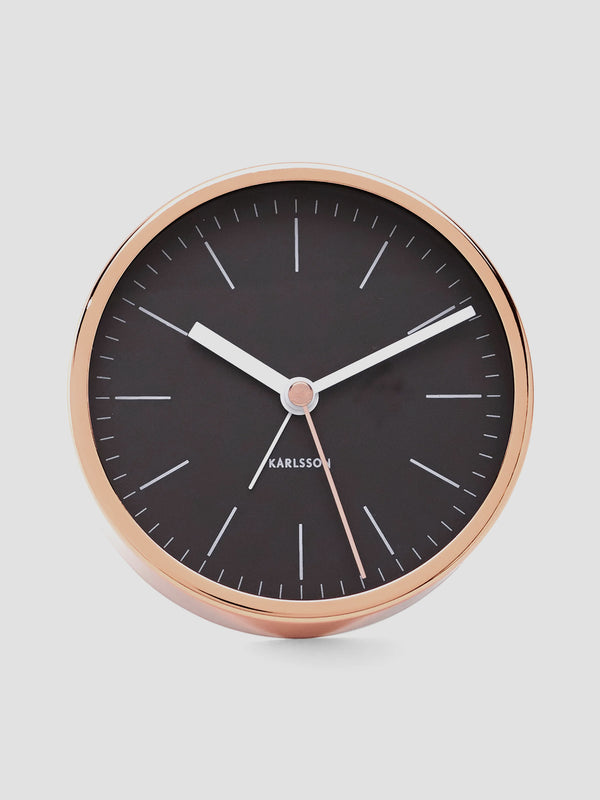 Karlsson Alarm Clock Minimal - Black [D]