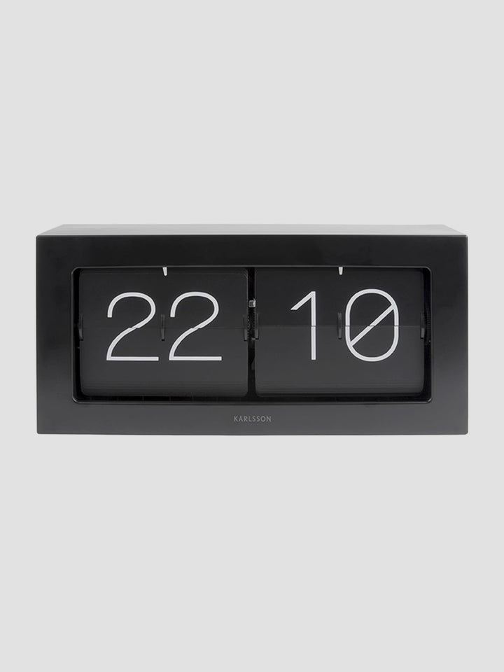 Karlsson Boxed Flip Clock Large - Black Additional 1