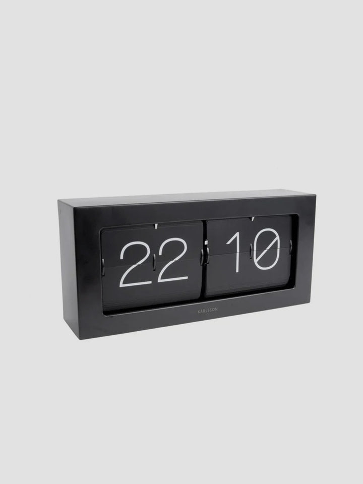 Karlsson Boxed Flip Clock Small - Steel [D] Additional 2