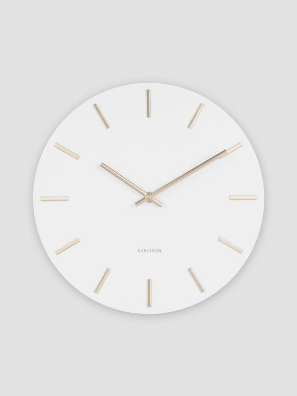 Karlsson Charm Wall Clock - White [D]