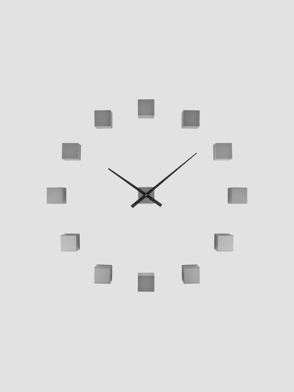Karlsson DIY Cubic Wall Clock - Silver [D]